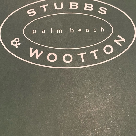 Stubbs Wootton Black Velvet Loafers with Peace and Leaf Embroidery - Picture 4 of 7